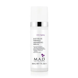 M.A.D. Skincare Just Relax Wrinkle Minimizing Serum Full Size New Sealed in Box